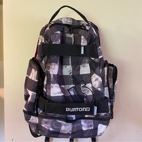 Burton Other - Burton backpack black gray white Medium